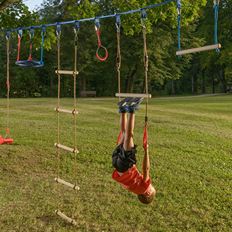 Træ Justerbar Trapeze Gyngestang